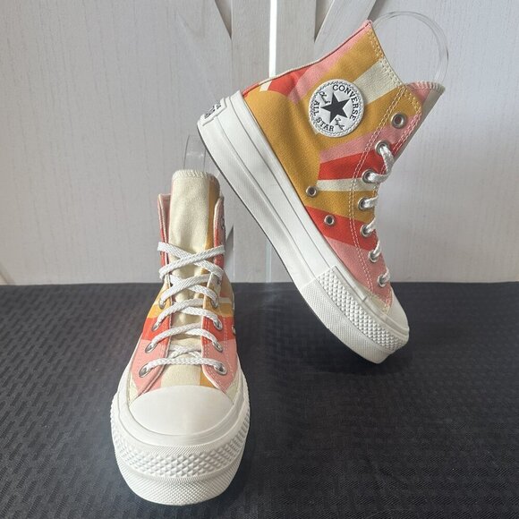 Converse Chuck Taylor All Star Lift Platform Summer Spirit Sneakers - Picture 4 of 10